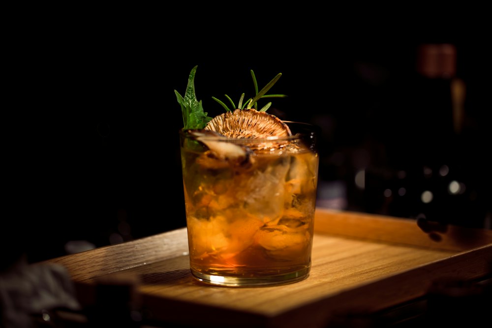 Cocktails on bar
